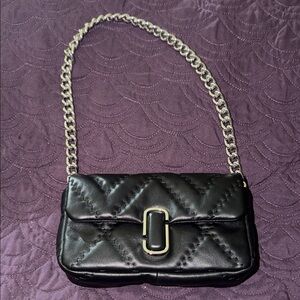 Marc Jacobs Black Quilted Crossbody Bag